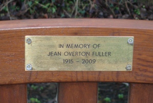 Jean Overton Fuller Memorial Bench